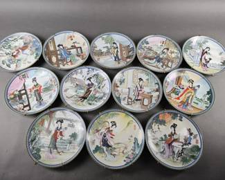 Lot 34 | 1980s Imperial Jingdezhen Porcelain Plates