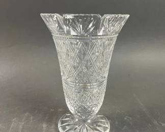 Lot 308 | Waterford Crystal Georgian Footed Vase