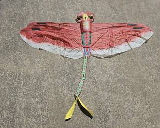 Lot 428 | Large Chinese Silk Dragonfly Kite