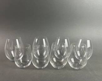 Lot 226 | Speigelau & Reigel Stemless Wine Glasses
