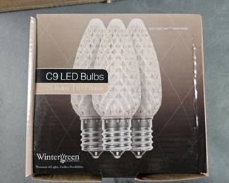 Lot 481 | Wintergreen Warm White C9 LED Bulbs