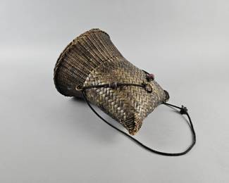 Lot 207 | Antique Chinese Woven Foraging Basket