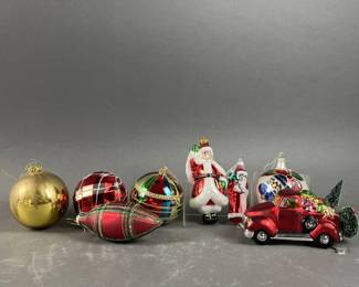 Lot 256 | Blown Glass Christmas Ornaments