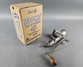 Lot 54 | Vintage Climax Meat Grinder & Ice-O-Matic