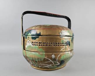 Lot 183 | Vintage 2 Tier Chinese Bento Box