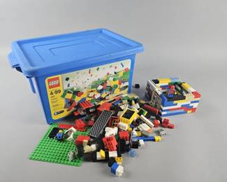 Lot 243 | Vintage 1000 Pieces Lego Bin