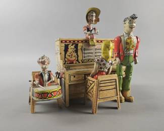 Lot 242 | Unique Art L'il Abner The Dog Patch 4 Tin Band