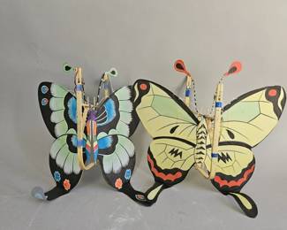 Lot 420 | Chinese Silk Butterfly Kites