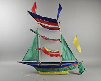 Lot 446 | Vintage Sailing Ship Kite