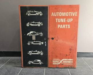 Lot 119 | Borg Warner Metal Tune Up Storage Cabinet