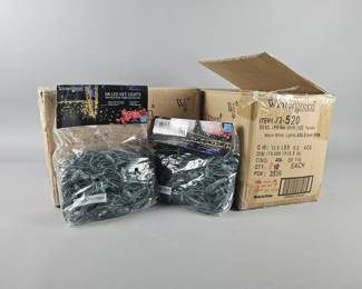 Lot 487 | 2 Boxes Warm White LED Net Lights
