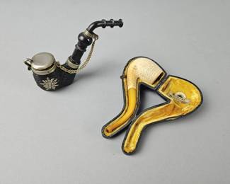 Lot 507 | Antique Meerschaum & Swiss Made B.B.K. Pipes