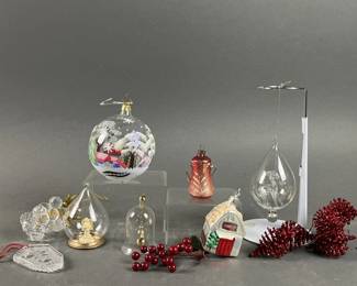 Lot 258 | Vintage Mercury Tea Pot Ornament & More