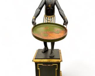 Blackamoor Statue on Pedestal