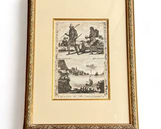 Brazil and South America Native Etching