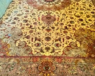 Living Room - Tabriz rug from Iran c. 1990 - 16'8" x 11'4"