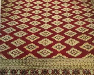 Family Room - Bukhara rug from Pakistan c. 2000 - 12' x 9'4"