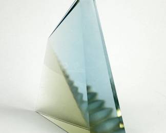 Mark Peiser Art Glass Pyramid