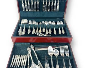 (85pc) Wallace Grand Baroque Sterling Set