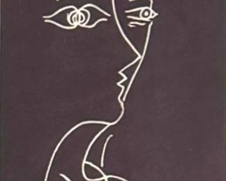 Georges Braque 'Woman in Profile' Lithograph 1960