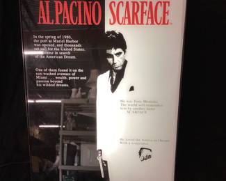 SCARFACE LIGHTED SIGN, AL PACINO