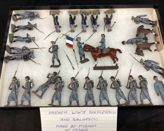 1920s MIGNOT TOY WW1 LEAD SOLDIERS & SAILORS