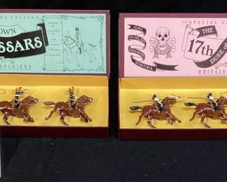  (2) DUKE OF CAMBRIDGE 17th LANCERS & QUEENS 4th HUSSARS SETS, NEW IN BOX