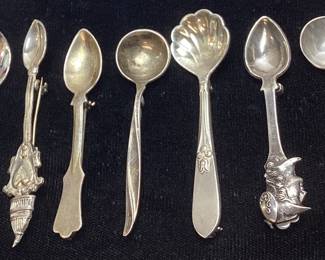 STERLING SILVER SOUVINEER SPOONS