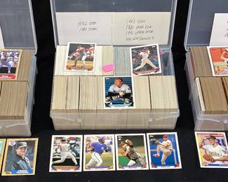ASSORTED BASEBALL CARDS, 1972 TOPPS, 1987 TOPPS COMPLETE SET, 1990s TOPPS, UD & DONRUSS