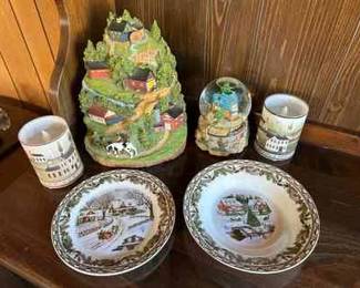 Country Farm Scene Decor Lot 6 Items