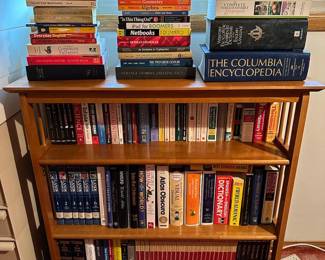 Homeschool Lot Of Dictionaries, Atlas, Science, Almanacs, Grammar More