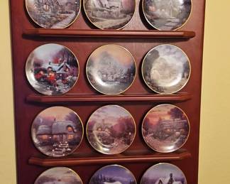 05 Thomas Kinkade Mini Plates