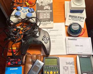 Hand Held Game Controllers, Solitaire, Nokia Flip Phone, Franklin And DynaFlex