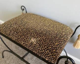Leopard Vanity Seat
