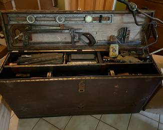 Filled Antique Full Tool Box