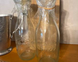 Weck Juice bottles with glass lids