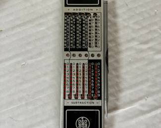 Vintage Arithma mechanical pocket calculator