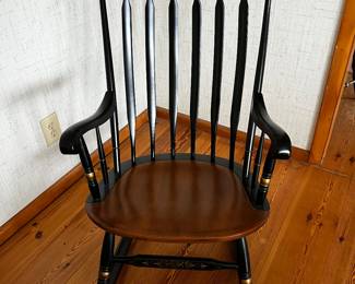 Signed Hitchcock Rocking Chair 