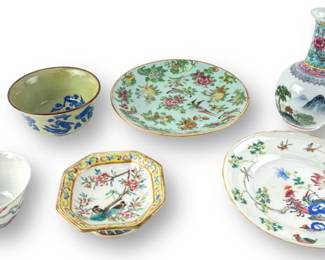 Group of Vintage Asian Porcelain