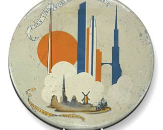 1939 New York World's Fair Tin