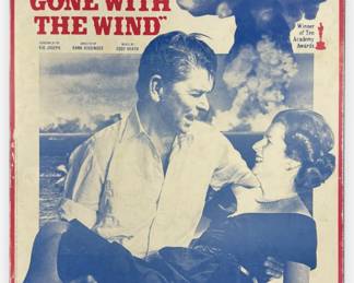 "Gone with the Wind" Socialist Poster on Board