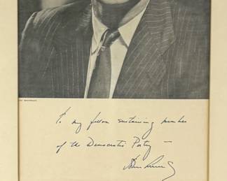 1960's Kennedy Memorabilia w/ Signed Card