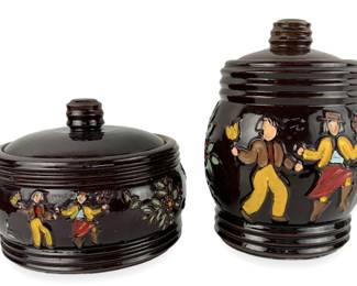 Red Wing Casserole Dish & Cookie Jar
