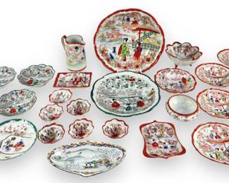 Lg. Group of Japanese Export Porcelain
