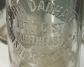 antique John Danhakl washington d.c bottle 