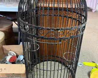 antique bird cage 