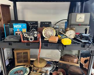 vintage clocks, cameras and more 