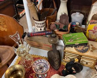 vintage advertising tins 