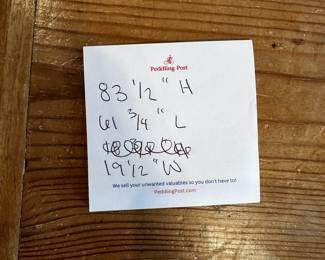 No makers mark. Pine. Asking $450. Will consider offers.