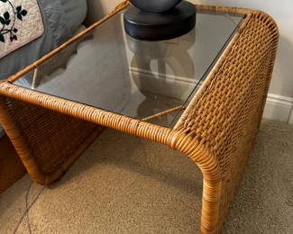 No makers marks - Two available - End Tables/Nightstands. Asking $400 for both.